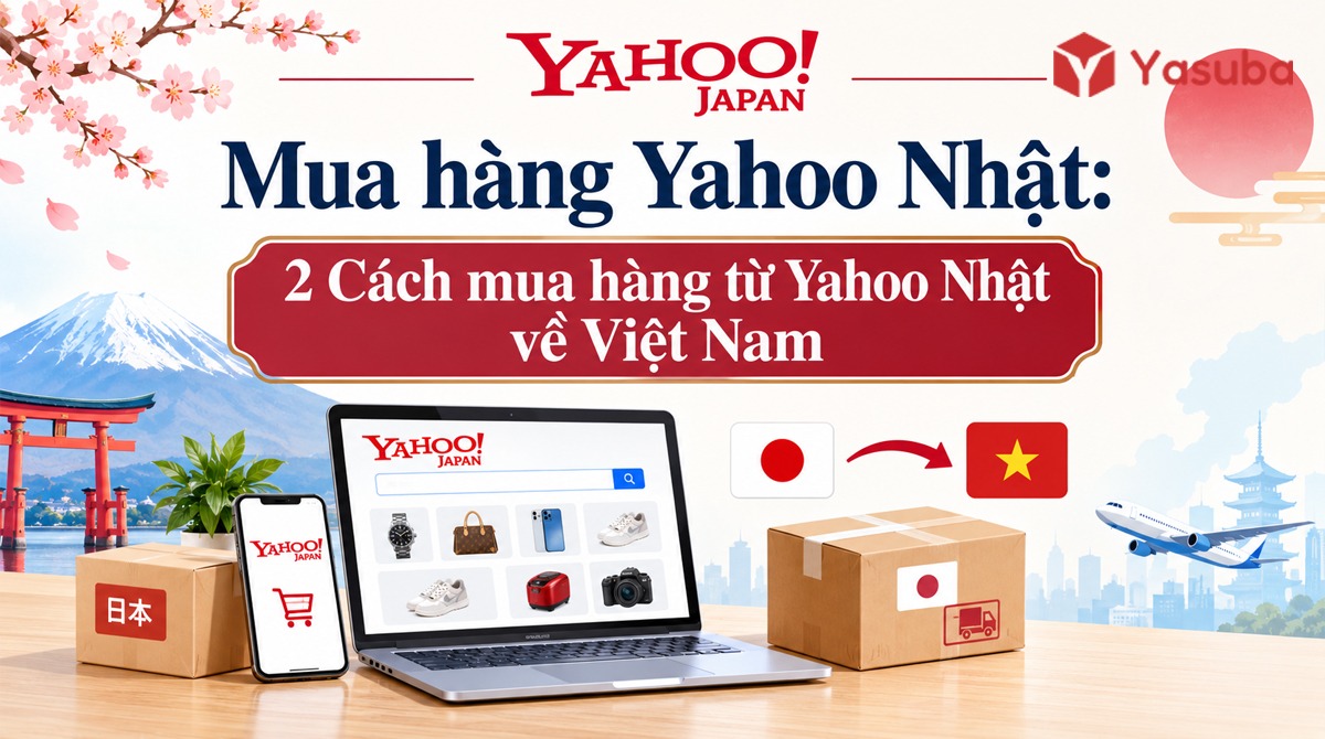 Mua hàng Yahoo Nhật: 2 Cách mua hàng từ Yahoo Nhật về Việt Nam