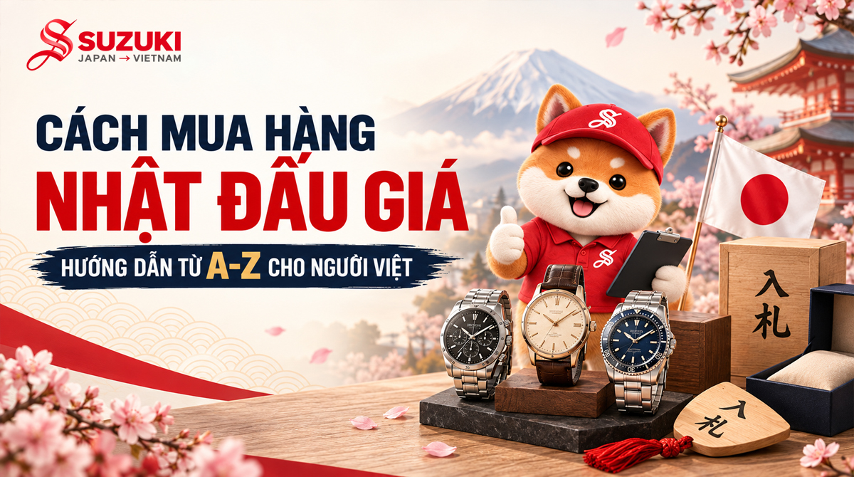 Cách mua hàng đấu giá bên Nhật: Hướng dẫn từ A-Z cho người Việt