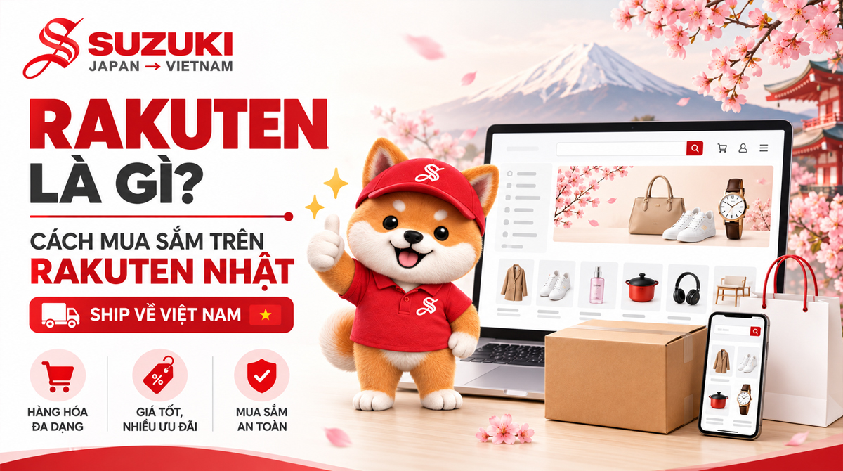 Rakuten là gì? Cách mua sắm trên Rakuten Nhật ship về Việt Nam