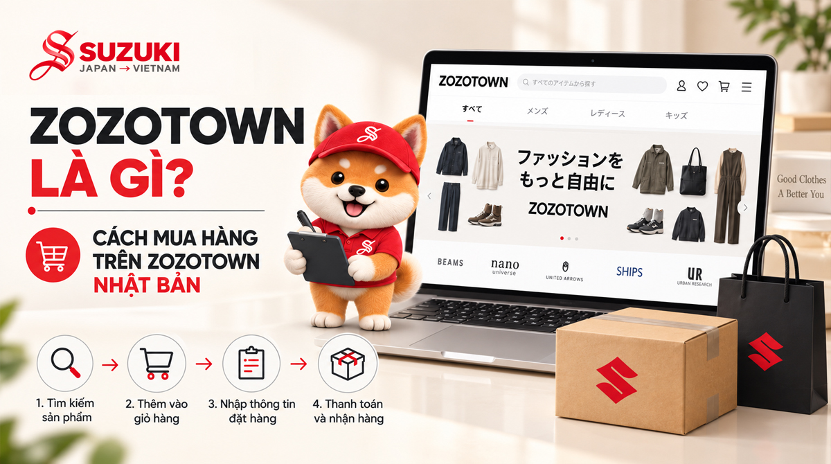 Zozotown là gì? Cách mua hàng trên Zozotown Nhật Bản chi tiết