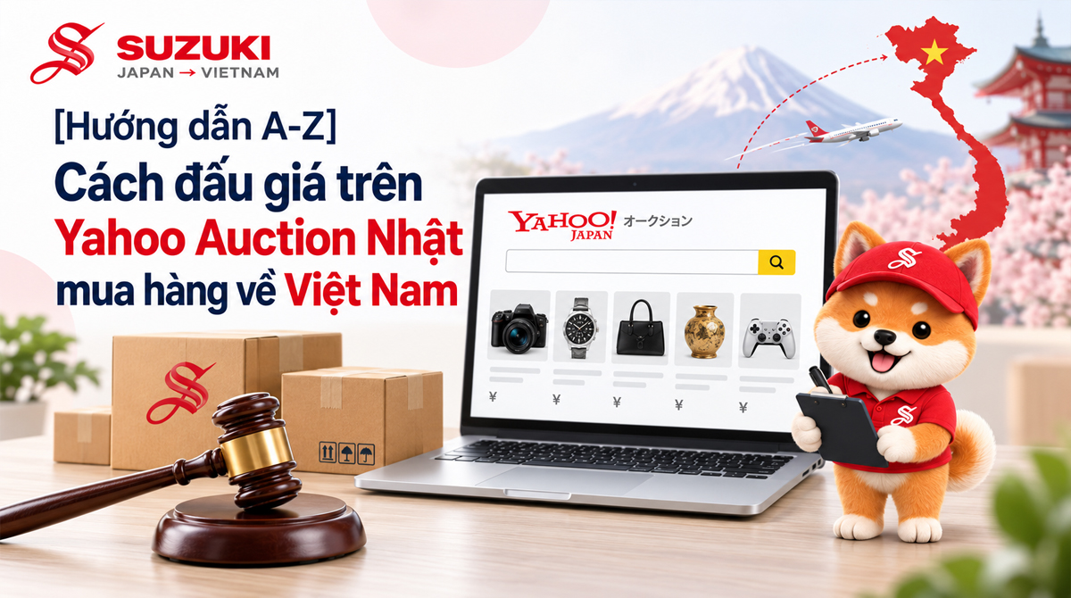 [Hướng dẫn A-Z] Cách đấu giá trên Yahoo Auction Nhật mua hàng về Việt Nam