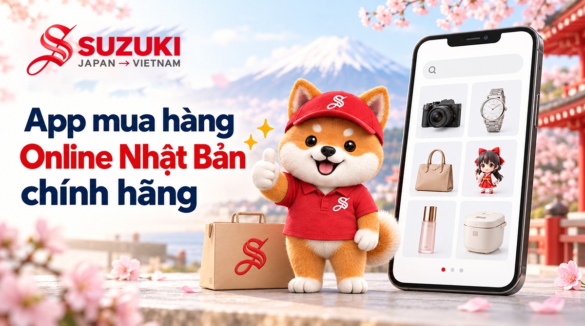 App mua hàng Online Nhật Bản chính hãng, thuận tiện