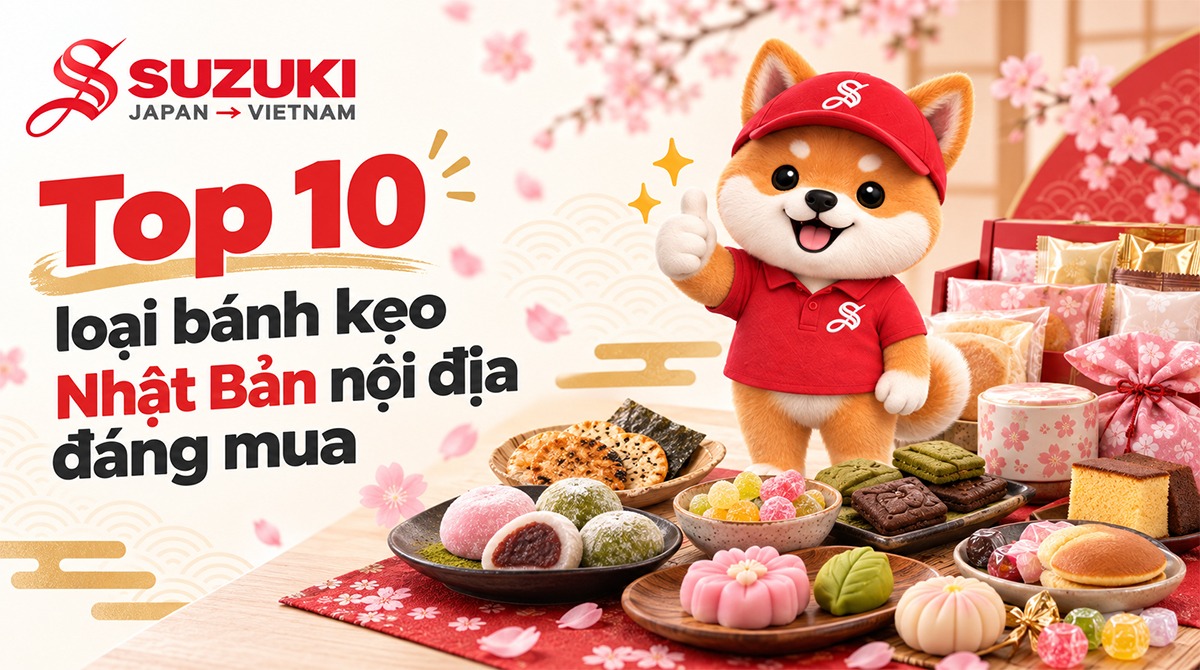 Top 10 loại bánh kẹo Nhật Bản nội địa đáng mua 2026