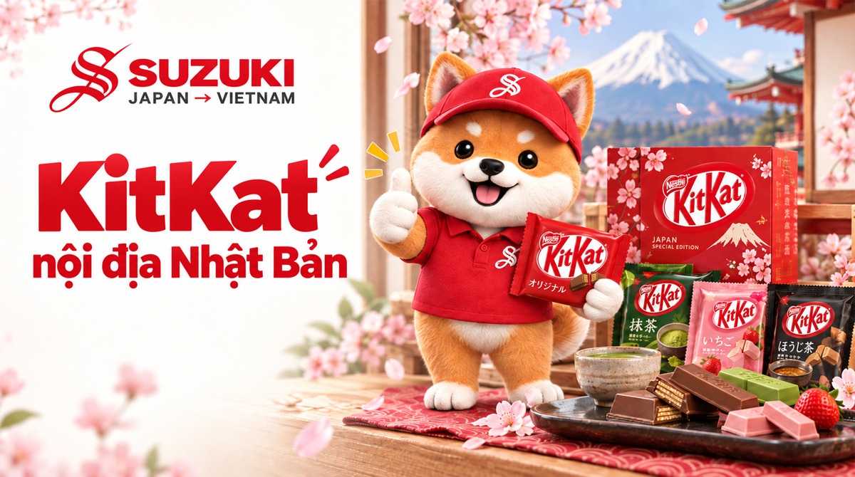 KitKat nội địa Nhật Bản nhiều phiên bản màu sắc địa phương