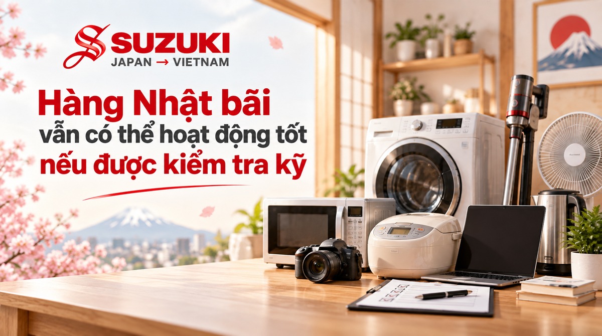 Hàng Nhật bãi vẫn có thể hoạt động tốt nếu được kiểm tra kỹ